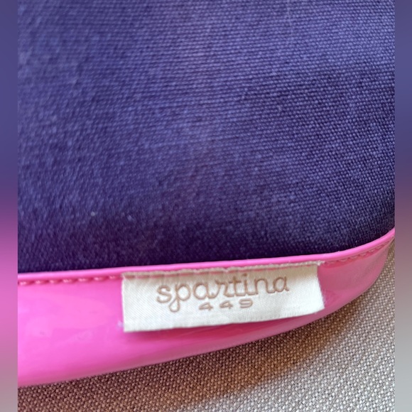 EUC Large Spartina 449 Denim and Braided Double Handles Tote - Picture 6 of 16